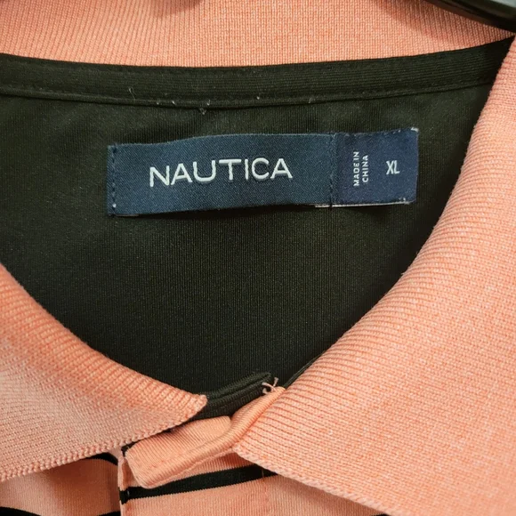 Nautica Men's Striped Short Sleeve Polo Shirt - Picture 3 of 5
